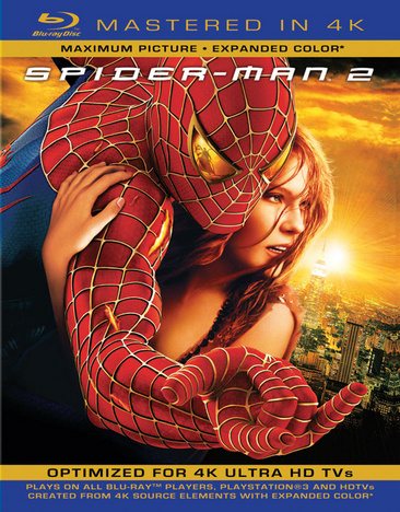 Spider-Man 2 (Mastered in 4K) (Single-Disc Blu-ray + UltraViolet Digital Copy) [4K UHD] cover
