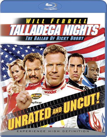 Talladega Nights: The Ballad of Ricky Bobby [2-Disc Blu-ray – Theatrical + Unrated] cover
