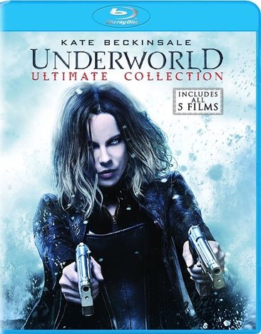 Underworld (2003) / Underworld Awakening / Underworld Evolution / Underworld: Blood Wars / Underworld: Rise of the Lycans - Set [Blu-ray] cover