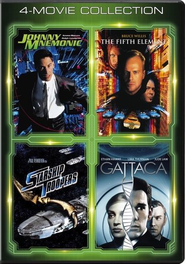 The Fifth Element / Gattaca / Johnny Mnemonic / Starship Troopers - Set cover