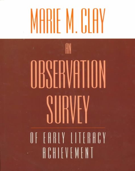 An Observation Survey: of early literacy achievement cover