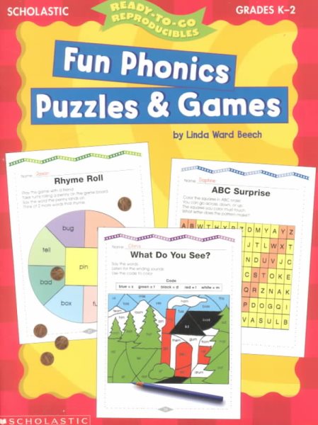 Ready-To-Go Reproducibles, Fun Phonics Puzzles and Games