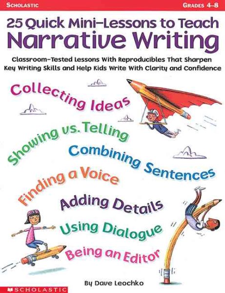 25 Quick Mini-Lessons To Teach Narrative Writing cover
