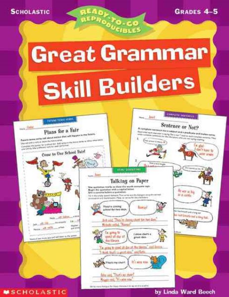 Great Grammar Skill Builders: Grades 4-5 (Ready-To-Go Reproducibles) cover