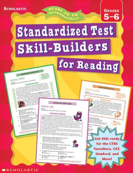 Standardized Test Skill Builders for Reading (5-6) (Ready-To-Go Reproducibles) cover