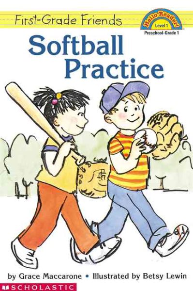 Softball Practice (Scholastic Reader, Level 1) cover