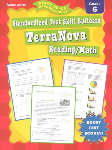 Standardized Test Skill Builders Terranova: Ready-To-Go Reproducibles : Grade 6 cover
