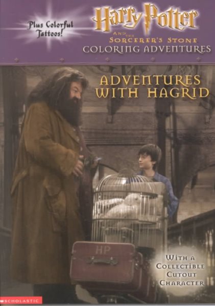 Harry Potter Adventures With Hagrid (Coloring Book With Tattoos) cover