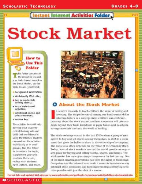 Instant Internet Activities Folder: Stock Market cover
