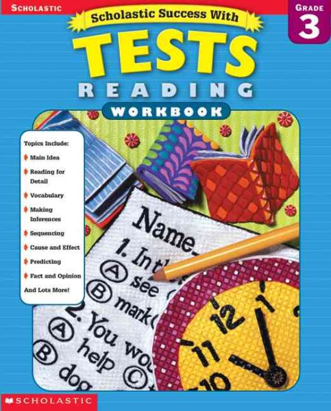 Scholastic Success With: Tests: Reading Workbook: Grade 3 (Scholastic Success with Workbooks: Tests Reading) cover