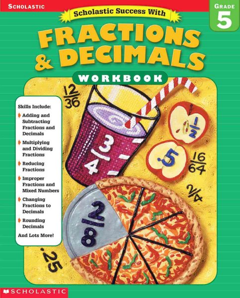 Scholastic Success With: Fractions & Decimals Workbook: Grade 5 cover