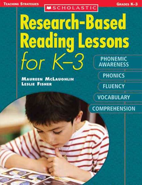Research-Based Reading Lessons for K3: Phonemic Awareness, Phonics, Fluency, Vocabulary and Comprehension cover