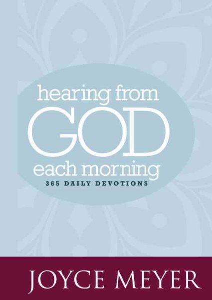 Hearing from God Each Morning: 365 Daily Devotions cover