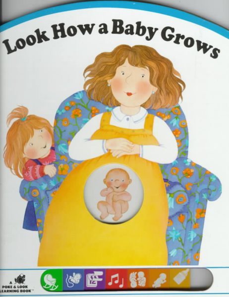 Look How a Baby Grows (Poke and Look Learning Series) (English and Italian Edition) cover