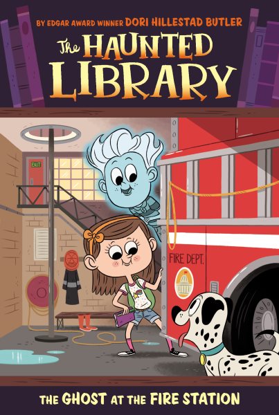 The Ghost at the Fire Station #6 (The Haunted Library) cover