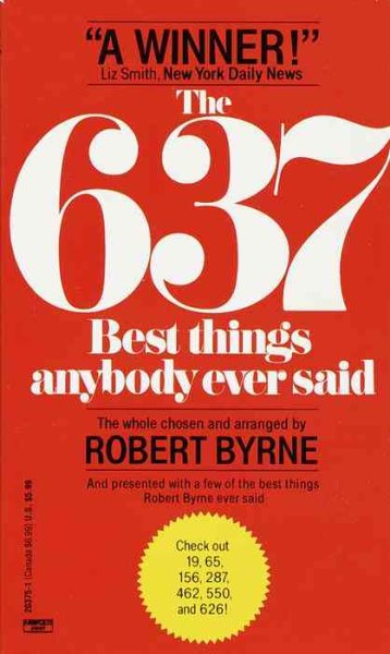 637 Best Things Anybody Ever Said cover