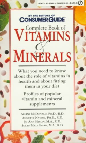The Complete Book of Vitamins and Minerals cover