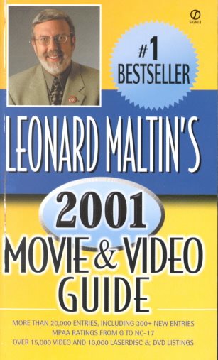 Leonard Maltin's Movie and Video Guide 2001 (Leonard Maltin's Movie Guide (Signet)) cover