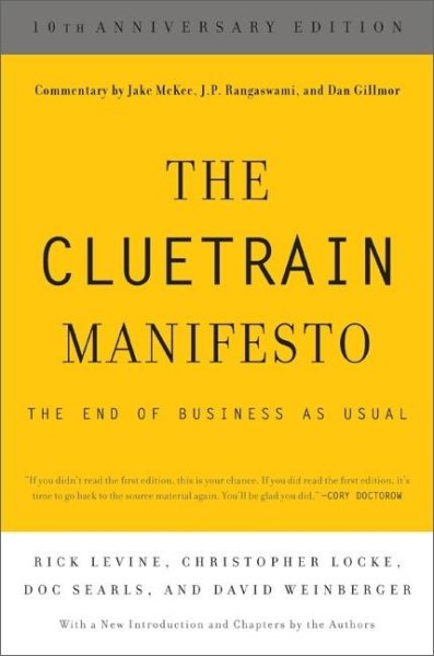 Cluetrain Manifesto: 10th Anniversary Edition cover