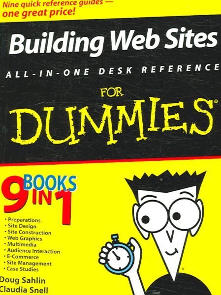 Building Web Sites All-in-One Desk Reference For Dummies cover