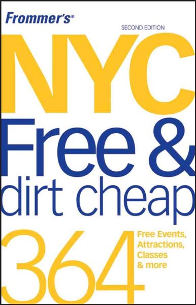 Frommer's NYC Free & Dirt Cheap cover