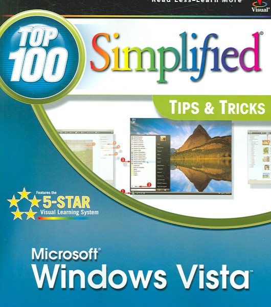 Windows Vista: Top 100 Simplified Tips & Tricks (Top 100 Simplified Tips & Tricks) cover