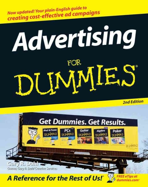 Advertising For Dummies cover