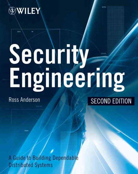 Security Engineering: A Guide to Building Dependable Distributed Systems cover