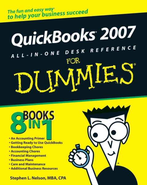 QuickBooks 2007 All-in-One Desk Reference For Dummies cover