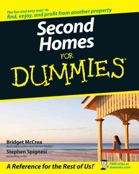Second Homes For Dummies cover