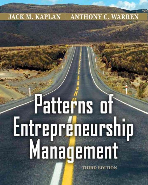 Patterns of Entrepreneurship Management cover