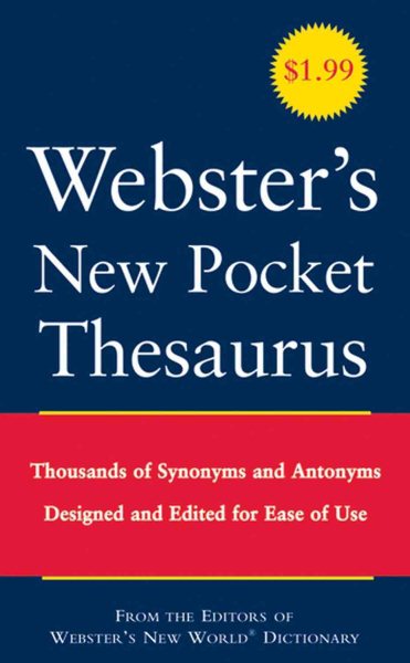 Webster's New Pocket Thesaurus