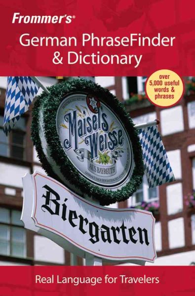 Frommer's German PhraseFinder & Dictionary (Frommer's Phrase Books) cover