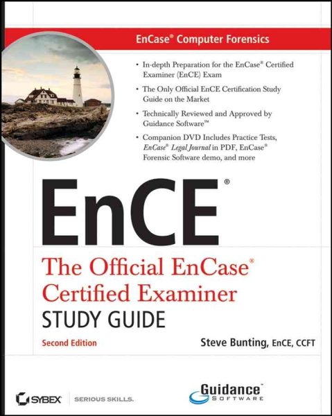 EnCase Computer Forensics, includes DVD: The Official EnCE: EnCase Certified Examiner Study Guide cover