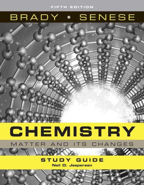 Study Guide to accompany Chemistry: The Study of of Matter and Its Changes, Fifth Edition cover