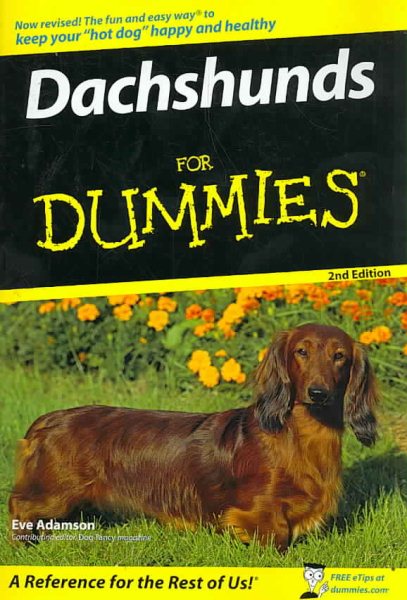 Dachshunds For Dummies cover