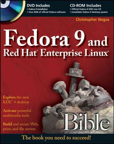 Fedora 9 and Red Hat Enterprise Linux Bible cover