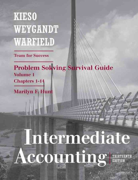 Intermediate Accounting, Chapters 1-14, Problem Solving Survival Guide (Volume 1) cover