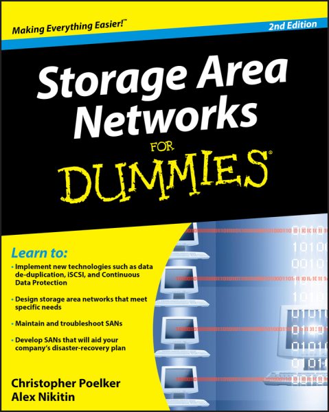 Storage Area Networks For Dummies cover