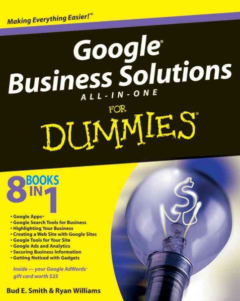 Google Business Solutions All-in-One for Dummies cover
