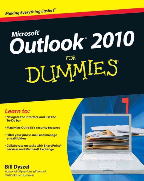 Outlook 2010 For Dummies cover