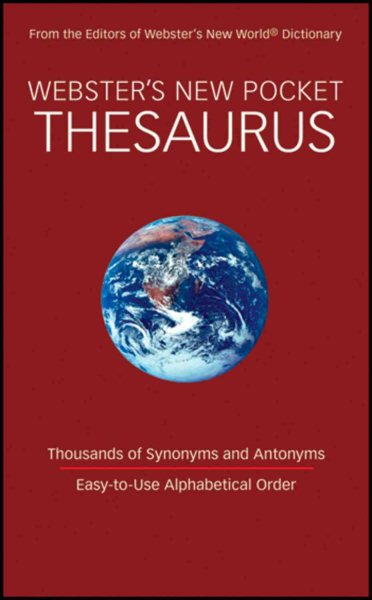 Webster's New Pocket Thesaurus cover