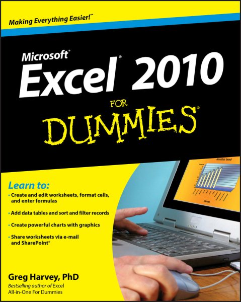 Excel 2010 For Dummies(r) cover