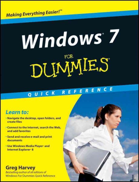 Windows 7 For Dummies Quick Reference cover