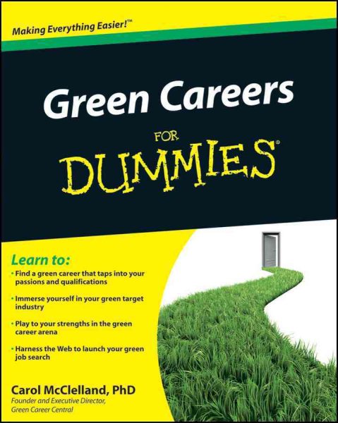 Green Careers For Dummies cover