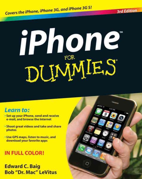 iPhone For Dummies: Includes iPhone 3GS cover