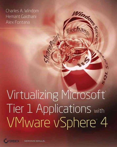 Virtualizing Microsoft Tier 1 Applications with VMware vSphere 4 cover