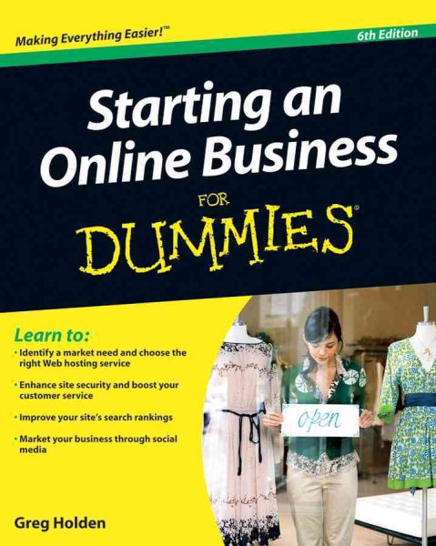 Starting an Online Business For Dummies cover