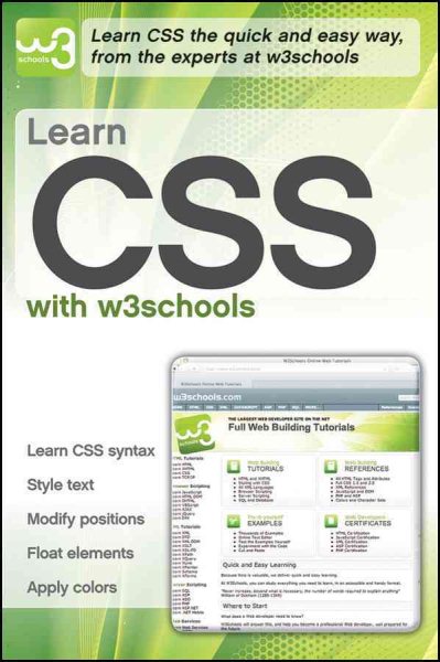 Learn CSS with w3Schools cover