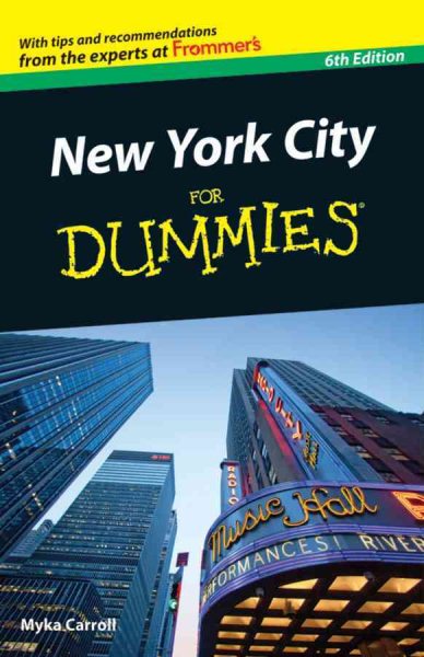 New York City For Dummies cover